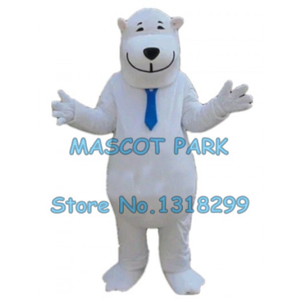 big white bear Mascot Costume