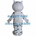 small white tiger Mascot Costume