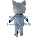 grey cat Mascot Costume