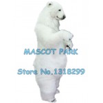 realistic polar bear Mascot Costume