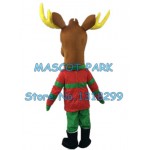 Christmas Reindeer Moose Mascot Costume