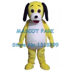 yellow dog Mascot Costume
