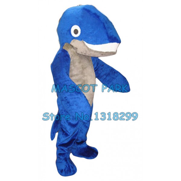 blue whale Mascot Costume
