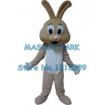cute rabbit Mascot Costume brown bunny