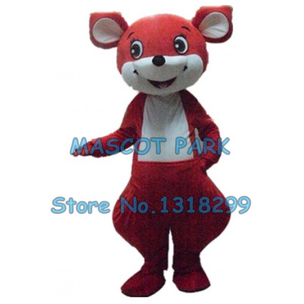red Kangaroo Mascot Costume
