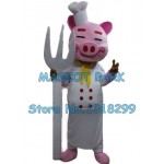 pig chef Mascot Costume