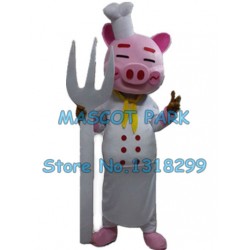 pig chef Mascot Costume