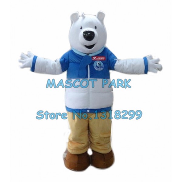 polar bear Mascot Costume
