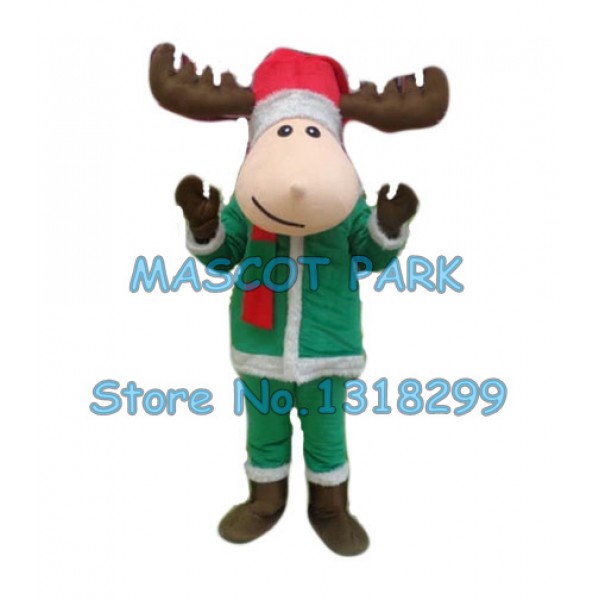 christmas moose Mascot Costume