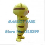 brown tiger Mascot Costume