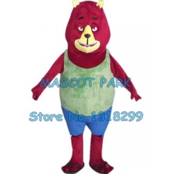 red bear Mascot Costume