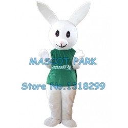 green shirt rabbit Mascot Costume