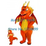 Fiery Dragon Mascot Costume