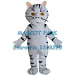 white cat Mascot Costume
