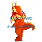 Fiery Dragon Mascot Costume
