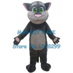grey cat Mascot Costume