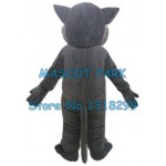 grey cat Mascot Costume