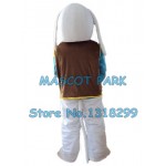 white dog Mascot Costume