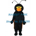 black Ladybug Mascot Costume