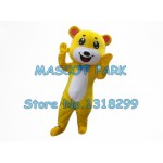 yellow bear Mascot Costume
