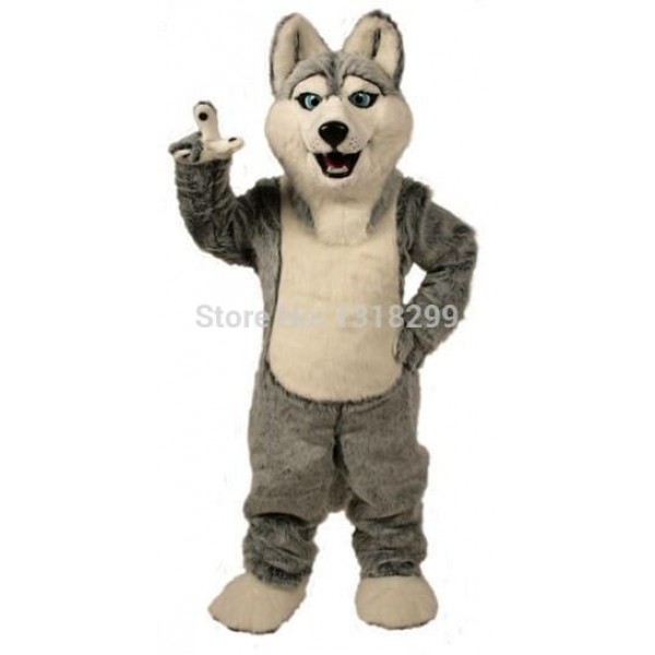 Husky Dog Mascot Costume