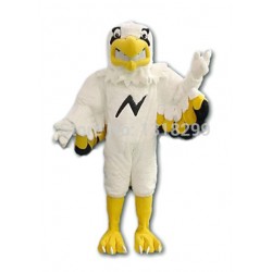 Flashing Lightning White Eagle Mascot Costume