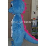 Blue Dinosaur Dragon Mascot Costume