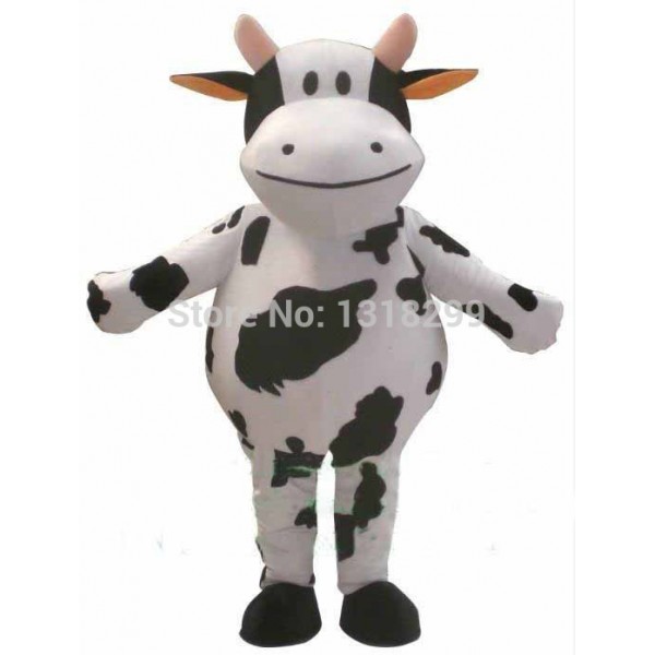 Dairy Cattle Milk Cow Mascot Costume