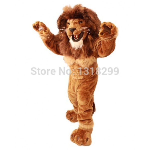 Friendly Lion King Mascot Costume