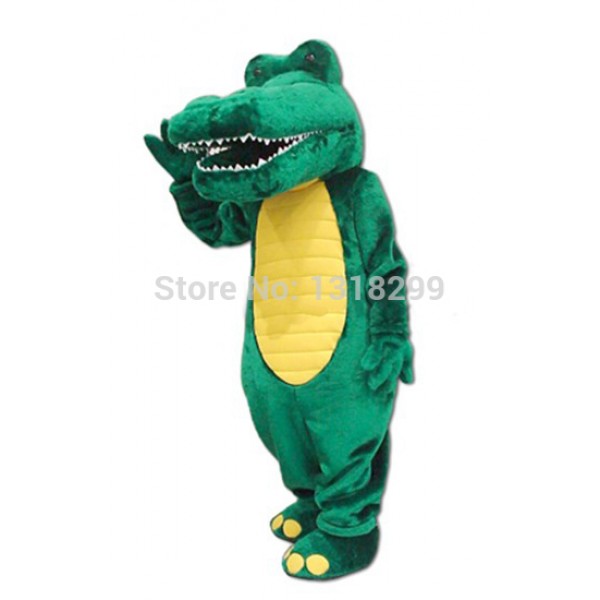 Green Alligator Gator Mascot Costume