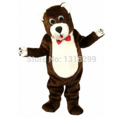 Brown Teddy Bear Mascot Costume