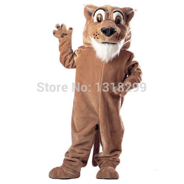 Leopard Panther Corby Cougar Mascot Costume