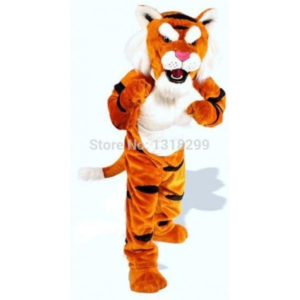 Power Cat Tiger Mascot Costume
