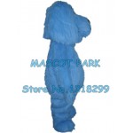 blue plush dog Mascot Costume