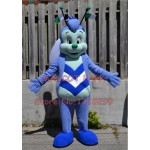 cutie blue butterfly Mascot Costume
