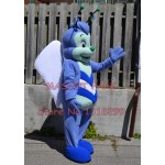 cutie blue butterfly Mascot Costume