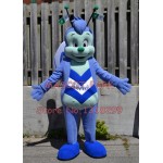 cutie blue butterfly Mascot Costume
