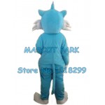 blue cat Mascot Costume