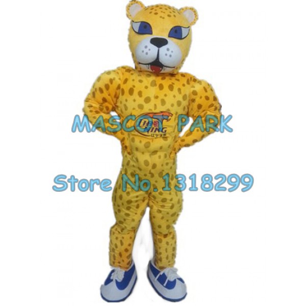 basketball cheetah Mascot Costume