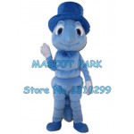 blue Mosquito Mascot Costume
