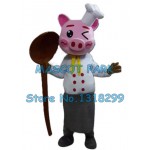 pig chef Mascot Costume