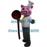 pig chef Mascot Costume