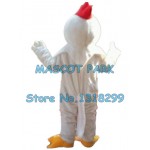 white chicken Mascot Costume