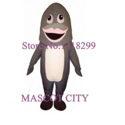 pink lips grey shark sea animals costume