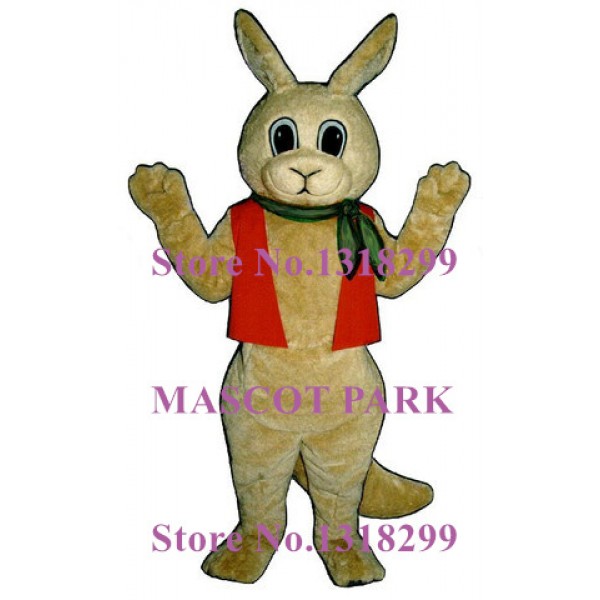 Cute Aussie Roo with Hanker Chief Mascot Costume