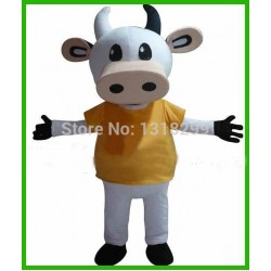 Dairy Cattle Milk Cow Mascot Costume