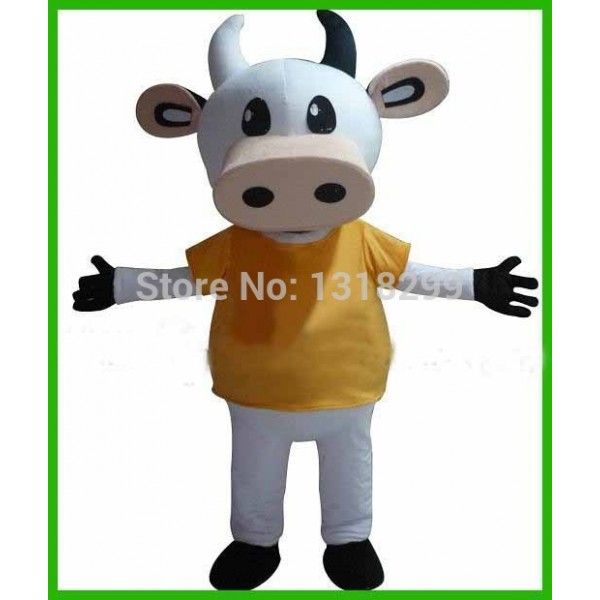 Dairy Cattle Milk Cow Mascot Costume