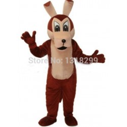 Big Brown Wolf Mascot Costume