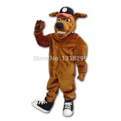 brown dog Dog Muttnik Mascot Costume