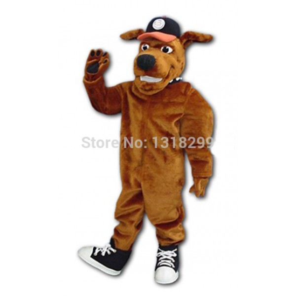 brown dog Dog Muttnik Mascot Costume